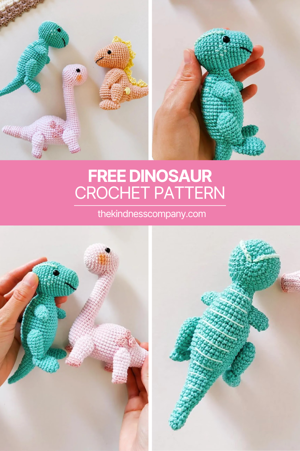 Crochet dinosaur pattern