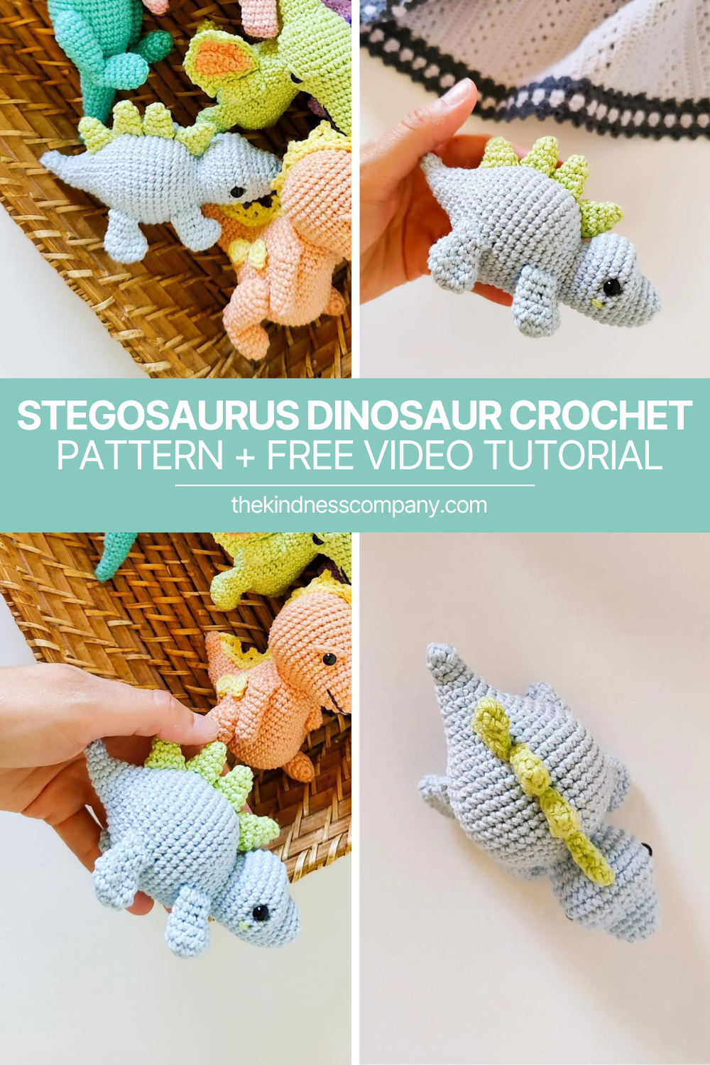 Crochet dinosaur pattern