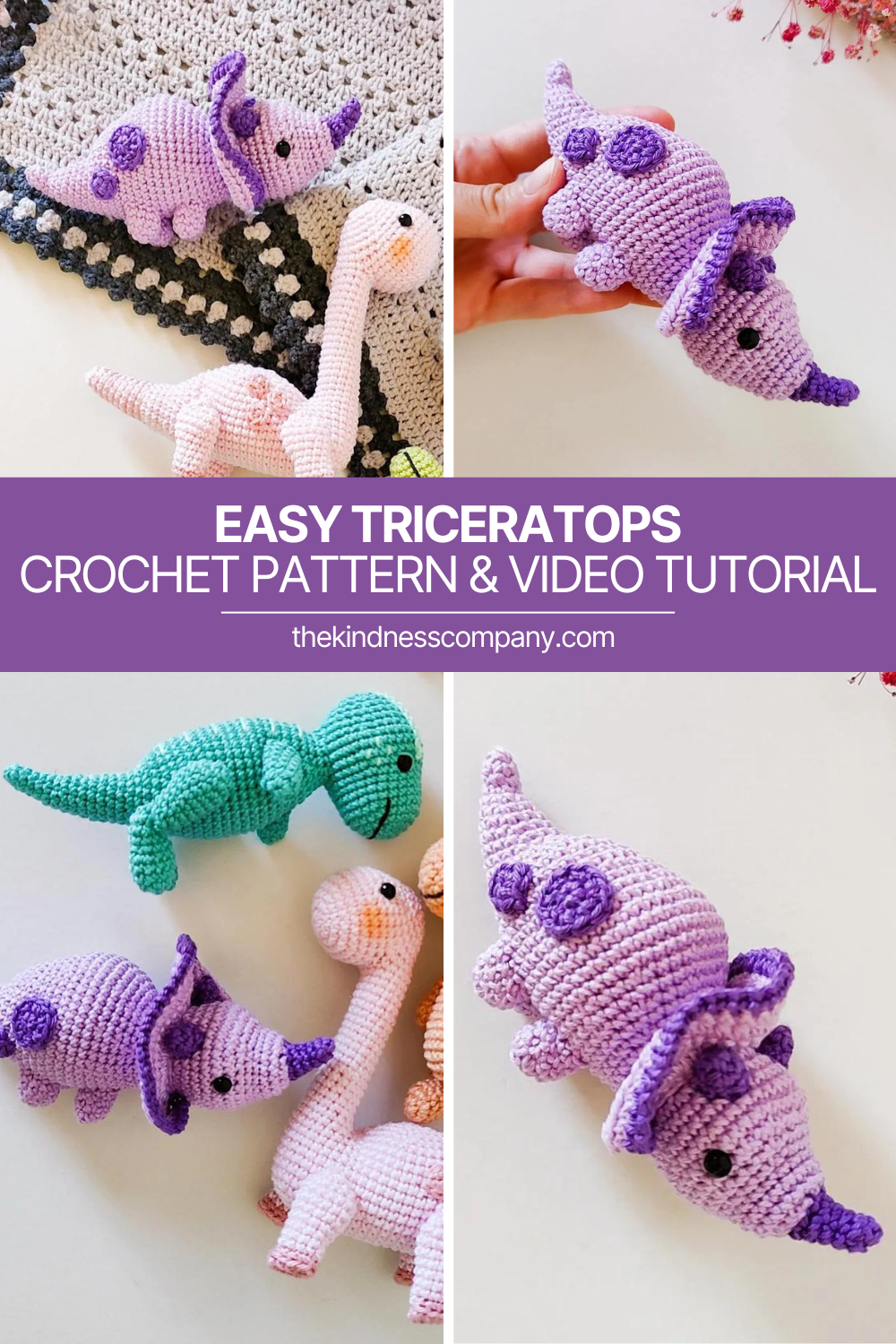 Crochet dinosaur pattern