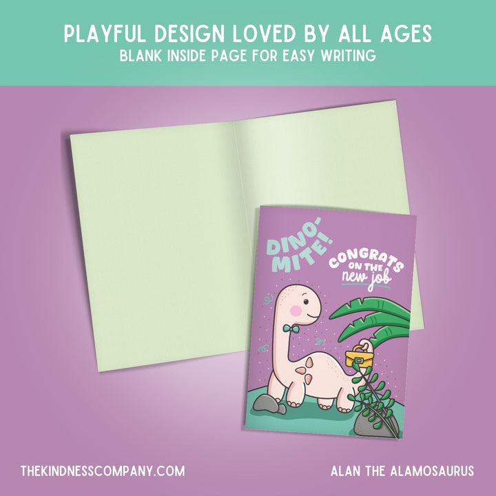 Alamosaurus Crochet Pattern & Matching Card: "Congratulations"