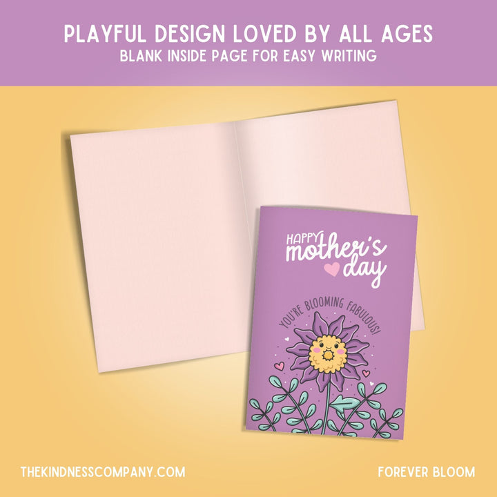 Flower Crochet Pattern & Matching Card: "Mother's Day"