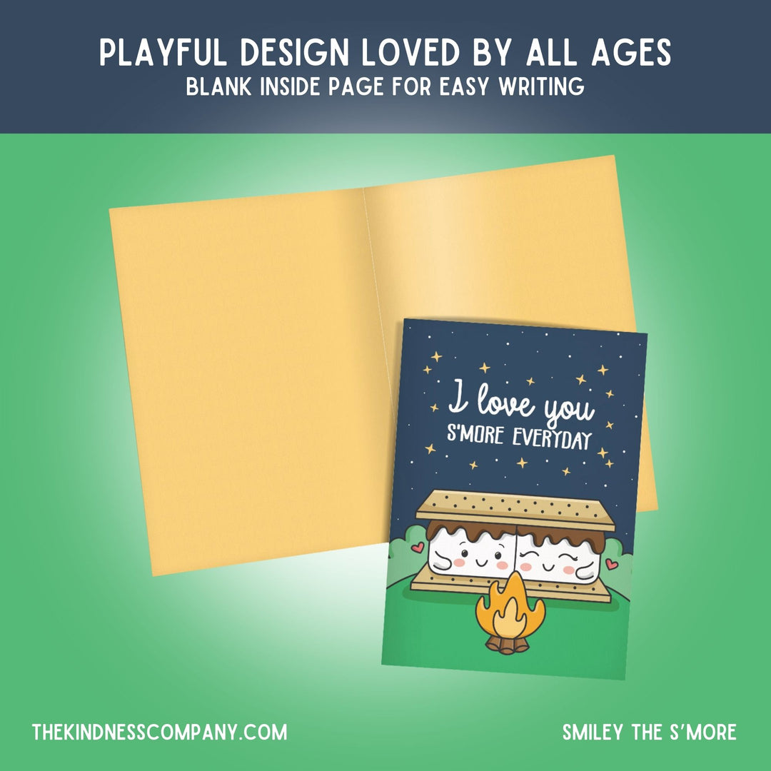 S'more Crochet Pattern & Matching Card: "I Love You"