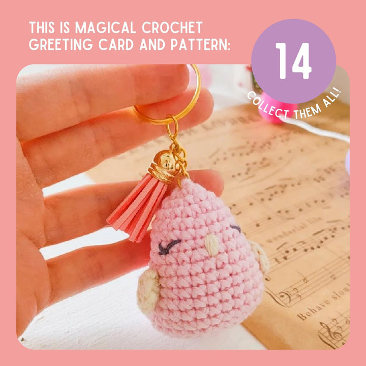 Dove Crochet Pattern & Matching Card: "New Baby"