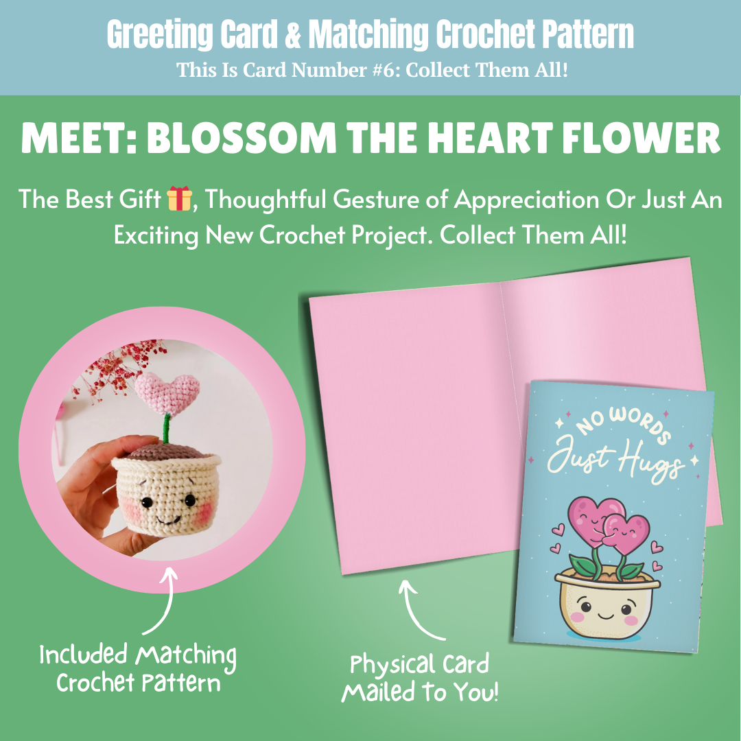 Mega Bundle: 32 Crochet Greeting Cards & Matching Patterns Bundle