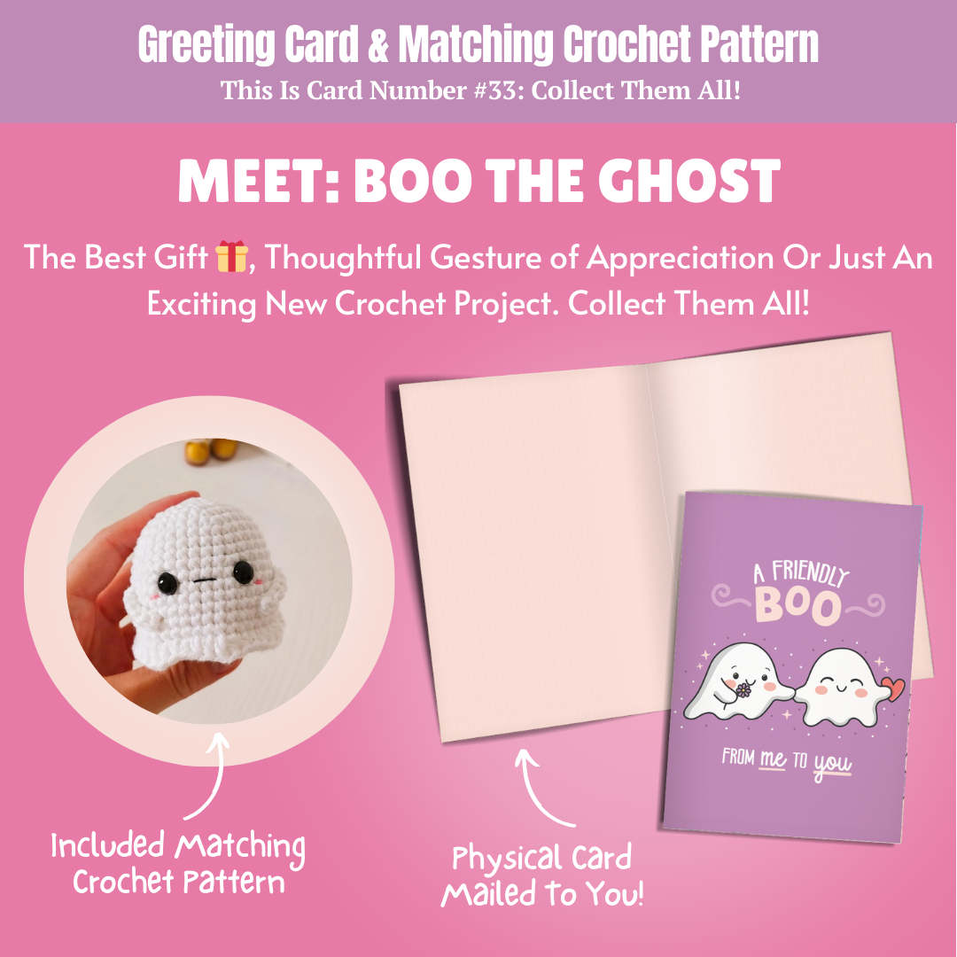 Mega Bundle: 32 Crochet Greeting Cards & Matching Patterns Bundle