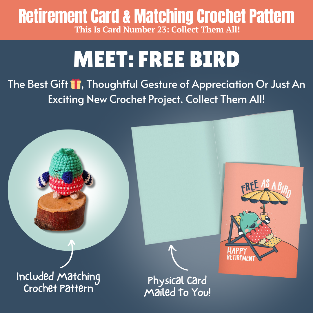 Quick Crochet Pattern & Card Bundle - Get 8  Acts Of Crochet Kindness Greeting Cards and Patterns