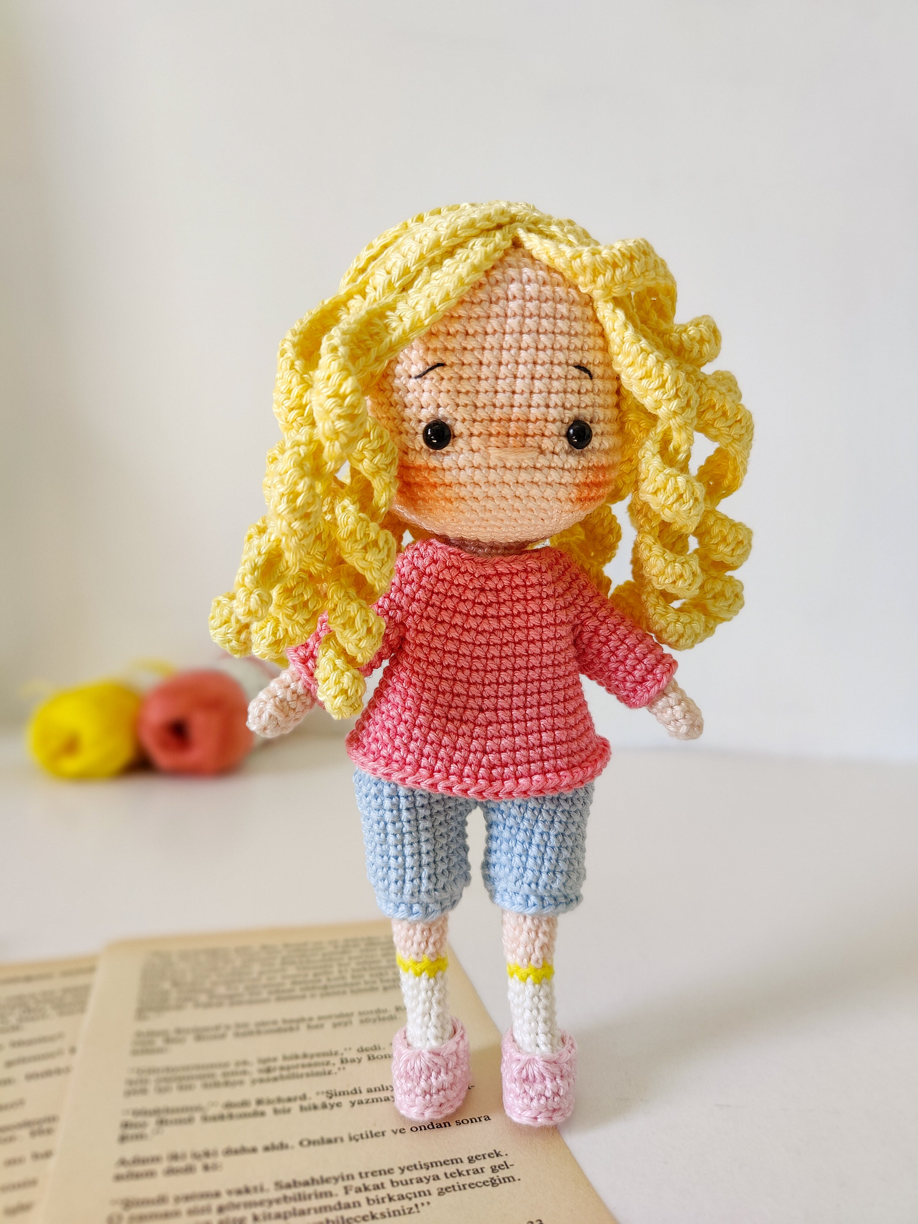 Cheapest Lily-Crochet doll, Amigurumi Doll