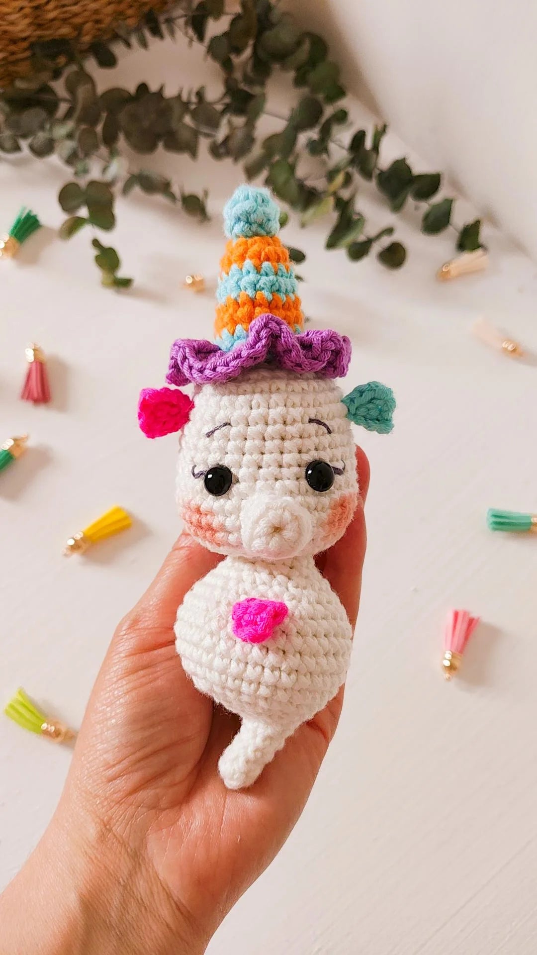 Sassy the Seahorse Crochet Pattern