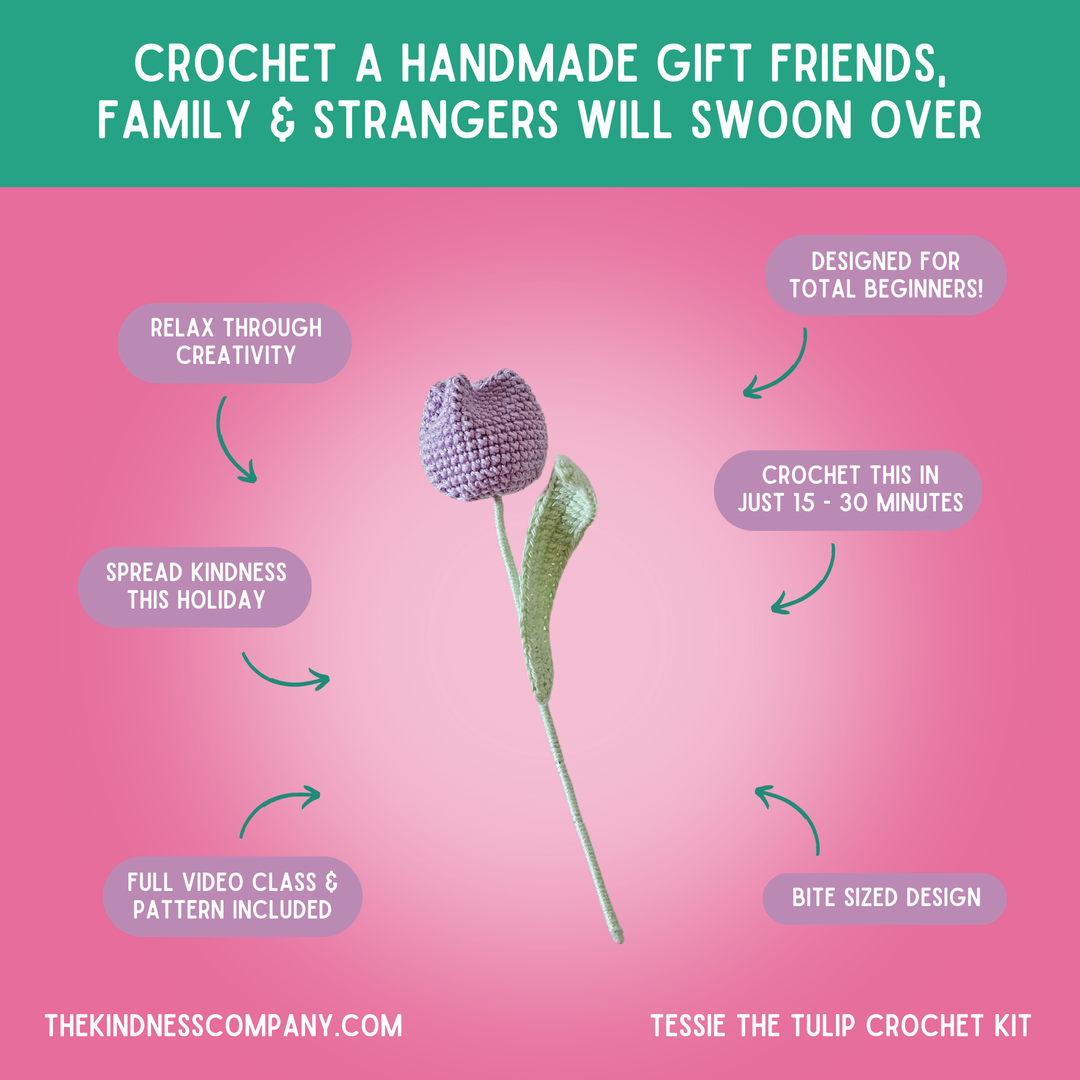 The Forever Flower Crochet Kit & Greeting Card