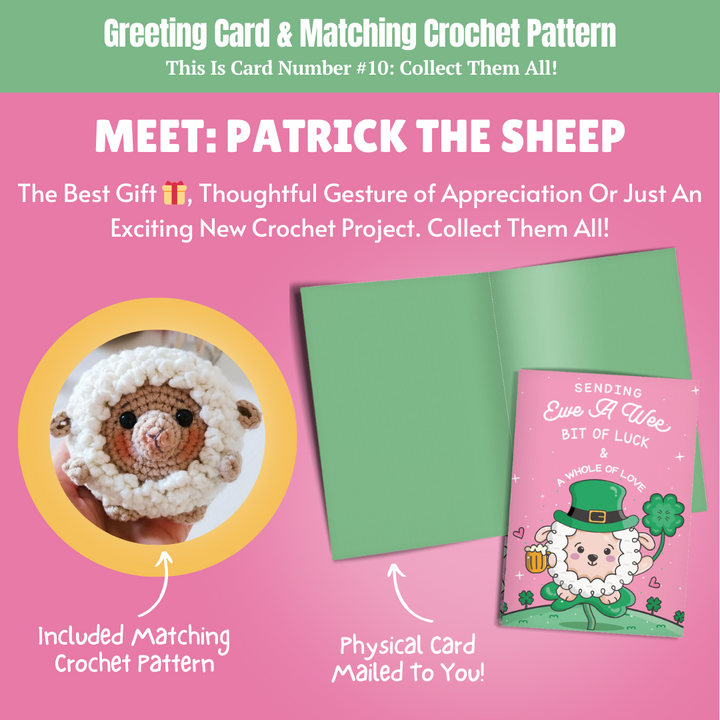 Mega Bundle: 32 Crochet Greeting Cards & Matching Patterns Bundle