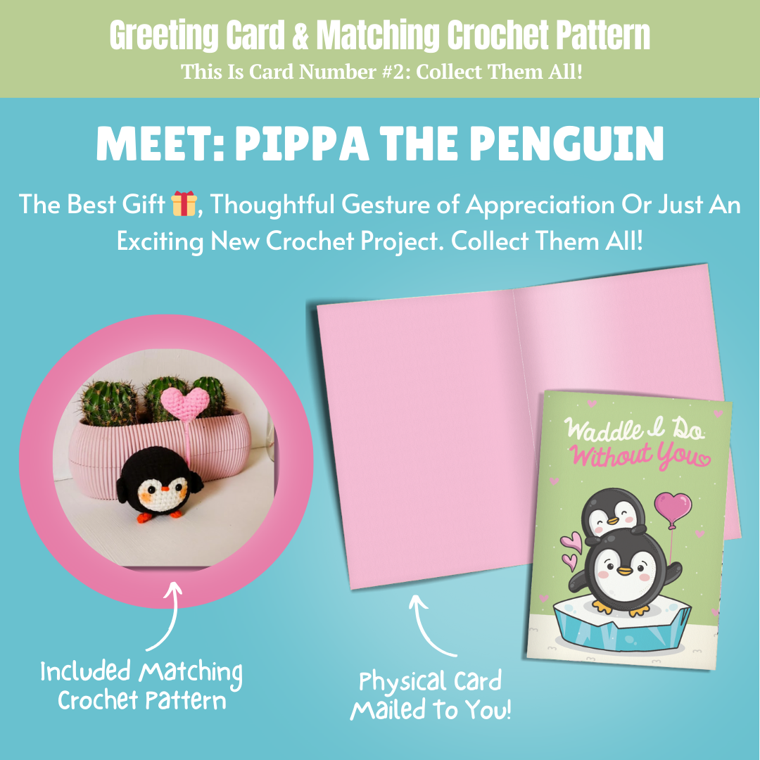 Mega Bundle: 32 Crochet Greeting Cards & Matching Patterns Bundle