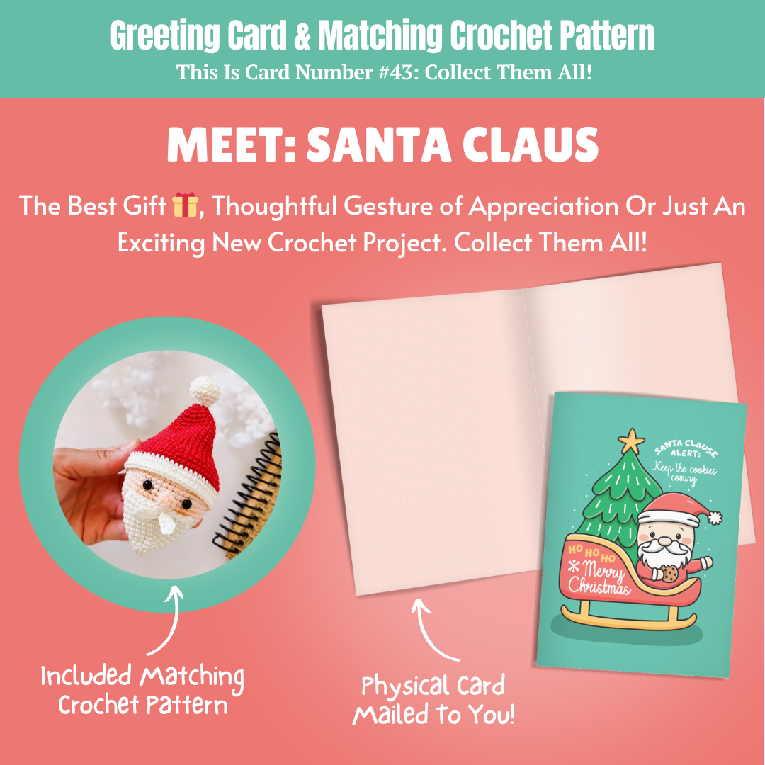 Mega Bundle: 32 Crochet Greeting Cards & Matching Patterns Bundle