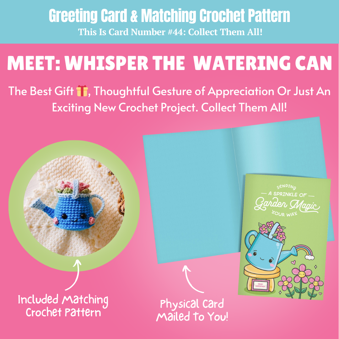 Mega Bundle: 32 Crochet Greeting Cards & Matching Patterns Bundle